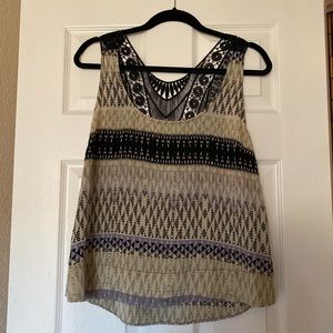 Anthropologie Silk Tank Top